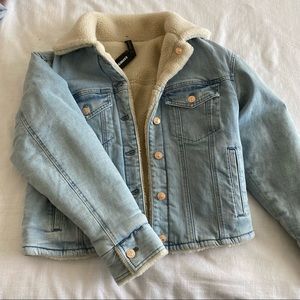 Reversible teddy jacket